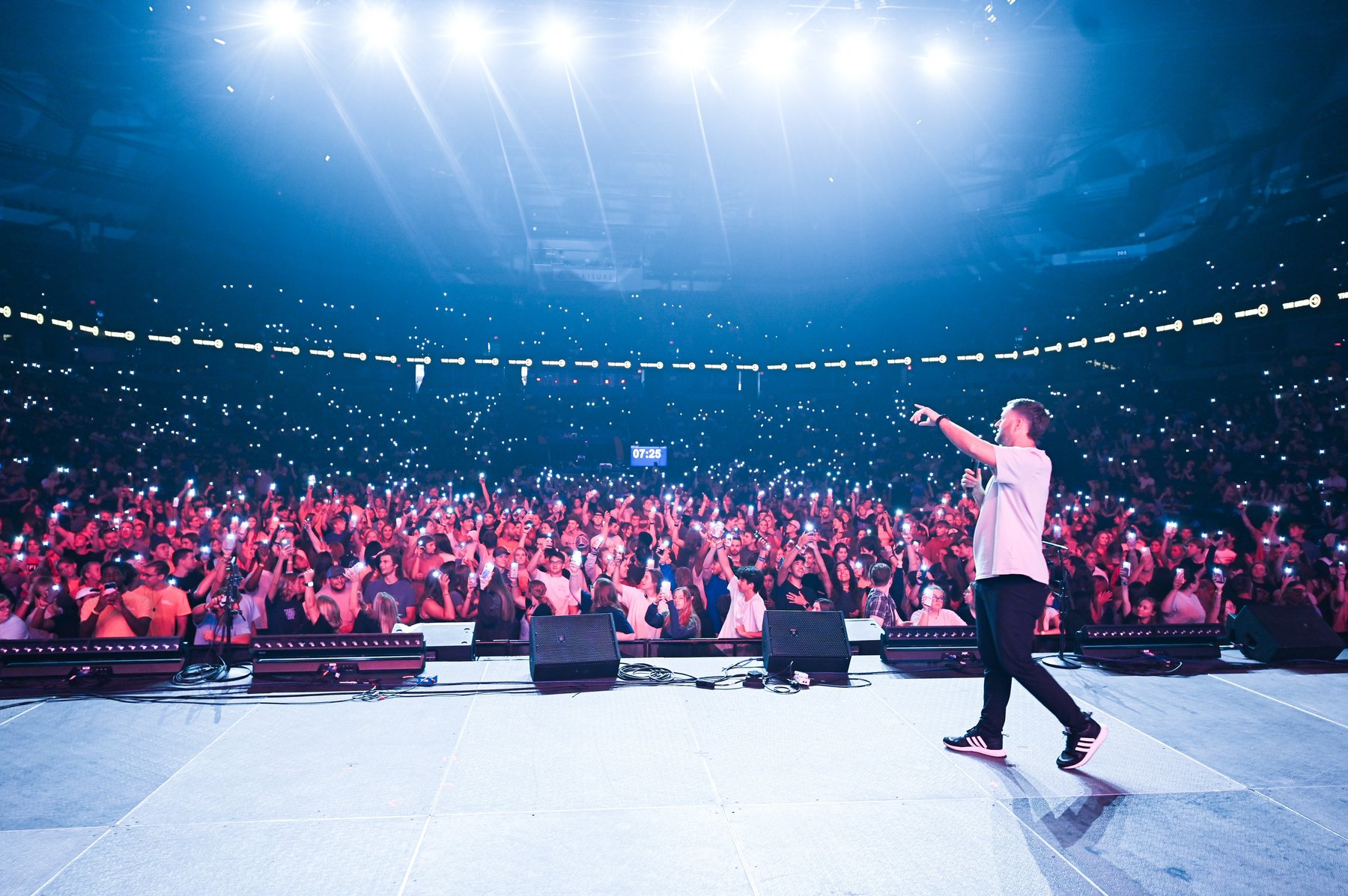 Stadium crowd